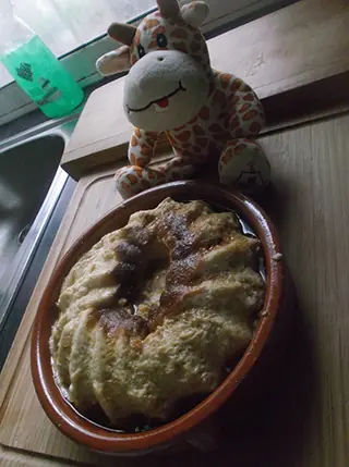 Flan de peras al microondas
