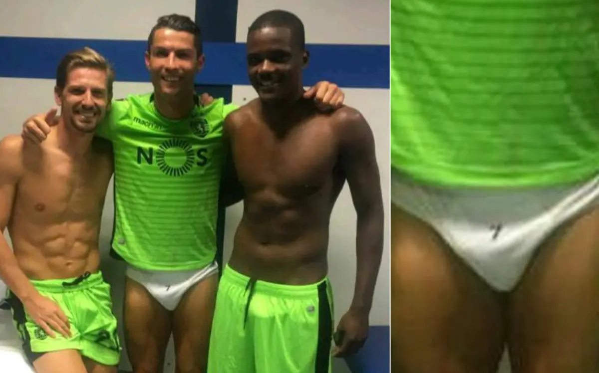 Cristiano Ronaldo en calzoncillos y con sorpresa
