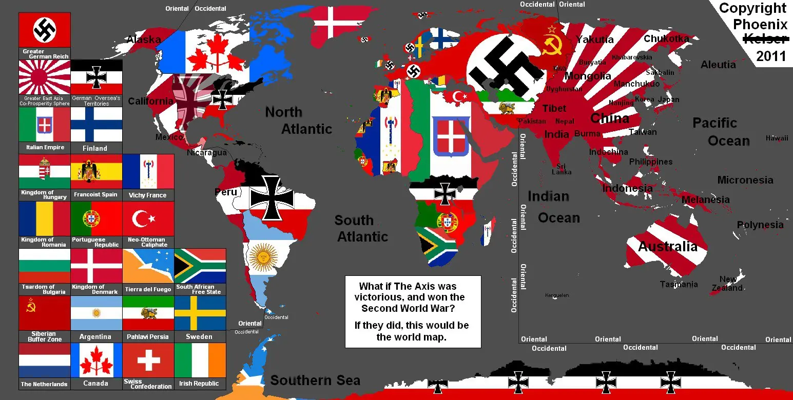 El mundo si los nazis ganaban la guerra