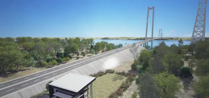 90% de avance lleva puente colgante en Chile