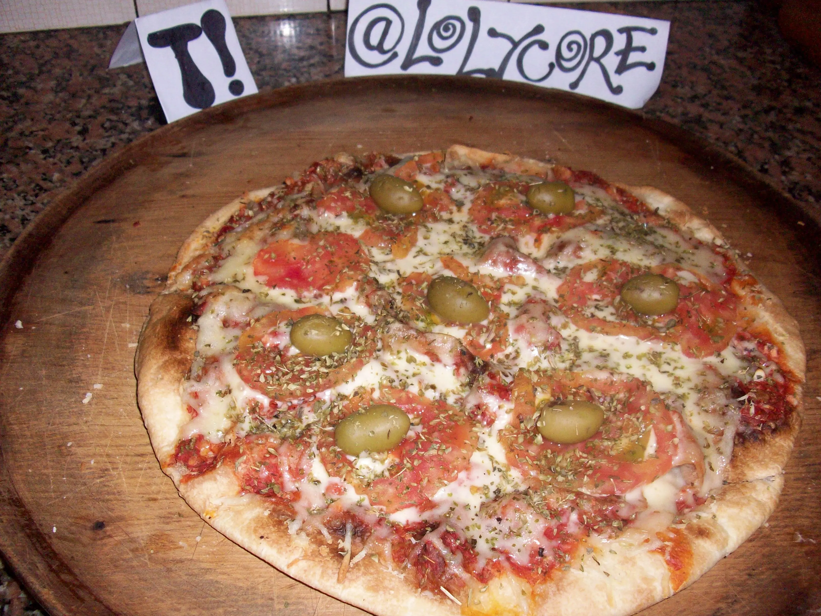 Pizza a la piedra