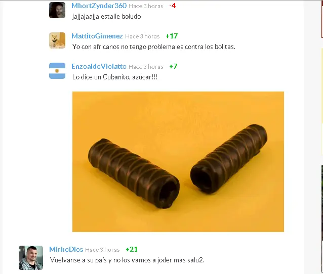 mas racismo en taringa mas racismo en taringa