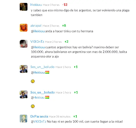 racismo en taringa racismo en taringa