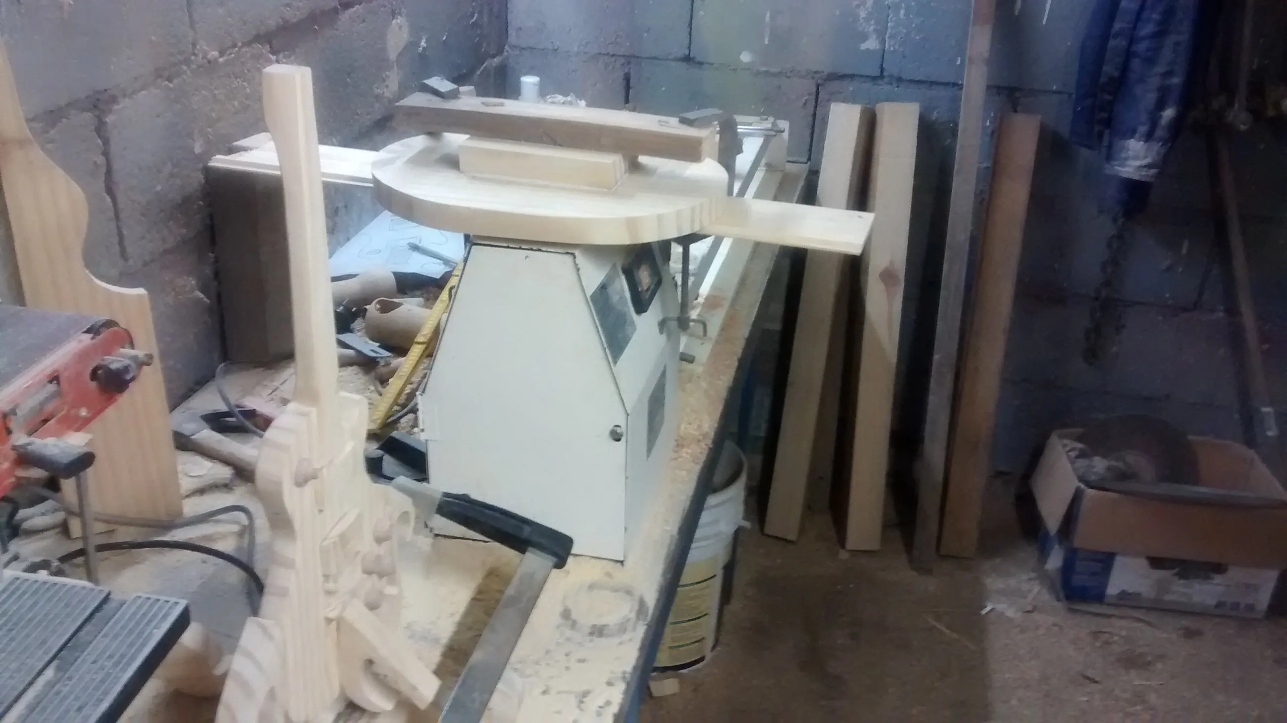 Me hice una mesa Les Paul y te la enseño