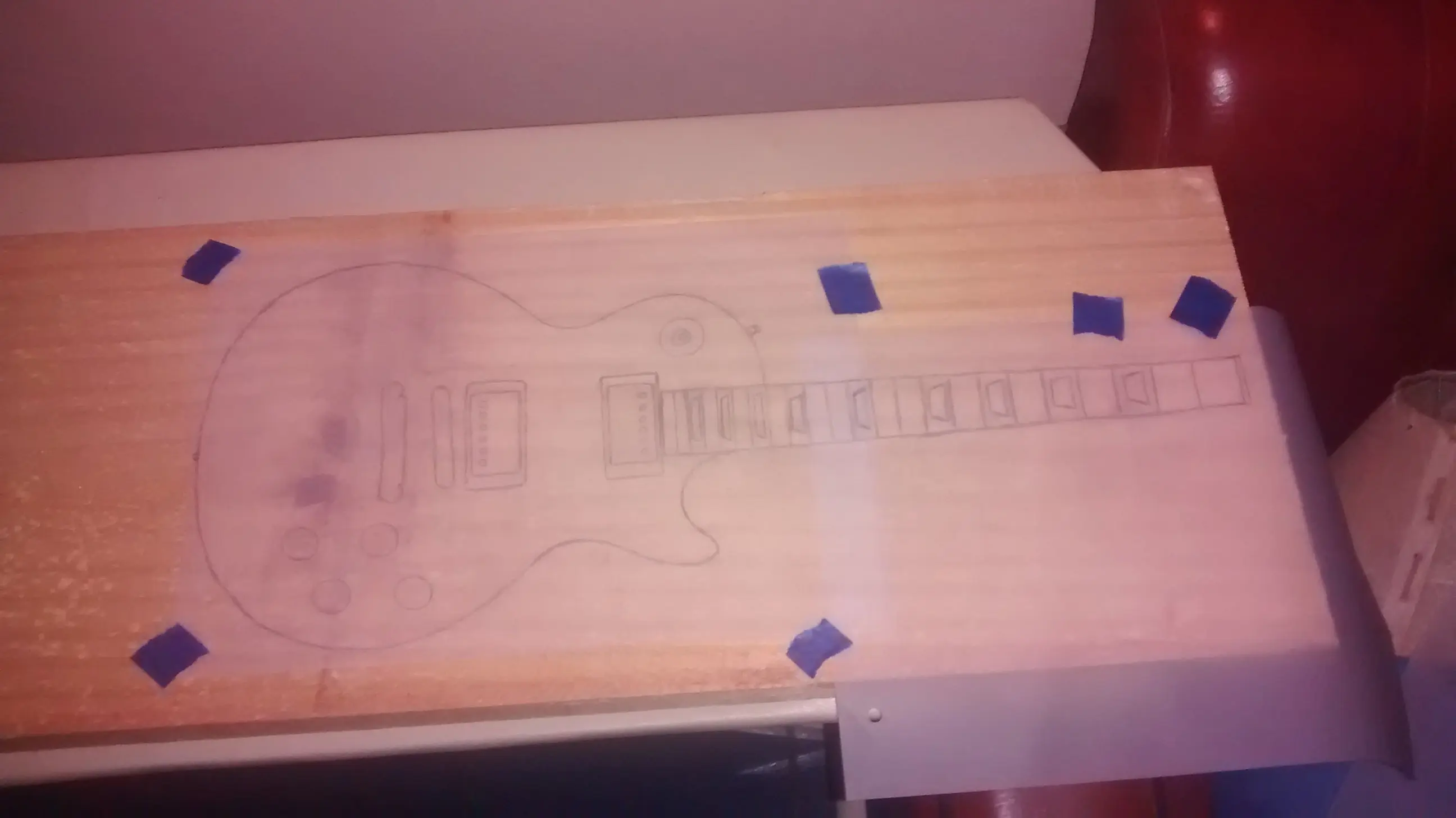 Me hice una mesa Les Paul y te la enseño