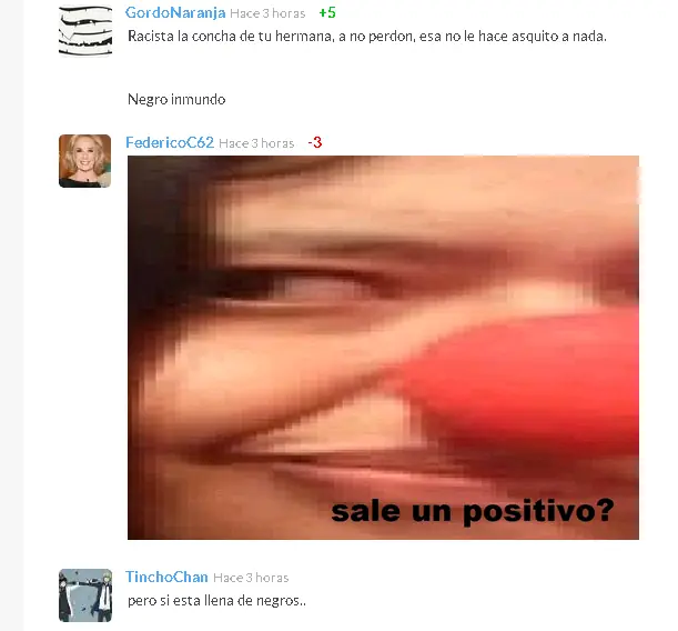 comentarios racistas en taringa comentarios racistas en taringa
