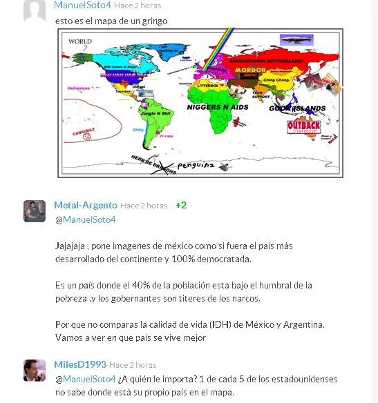 mas racismo en taringa mas racismo en taringa