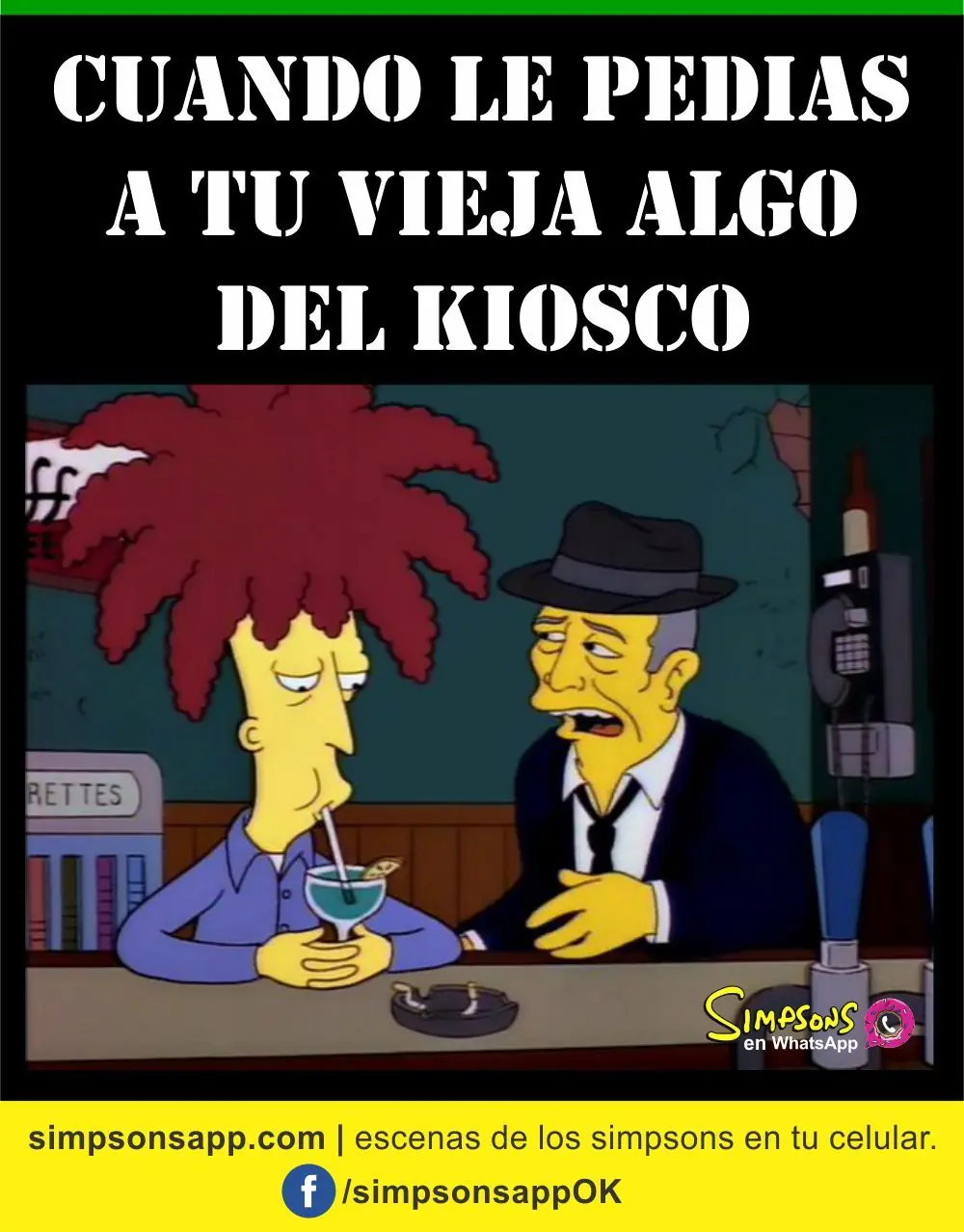 Cree 30 memes de los Simpsons y te lo muestro