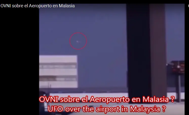 Video Aparece Ovni real Aeropuerto de Malasia