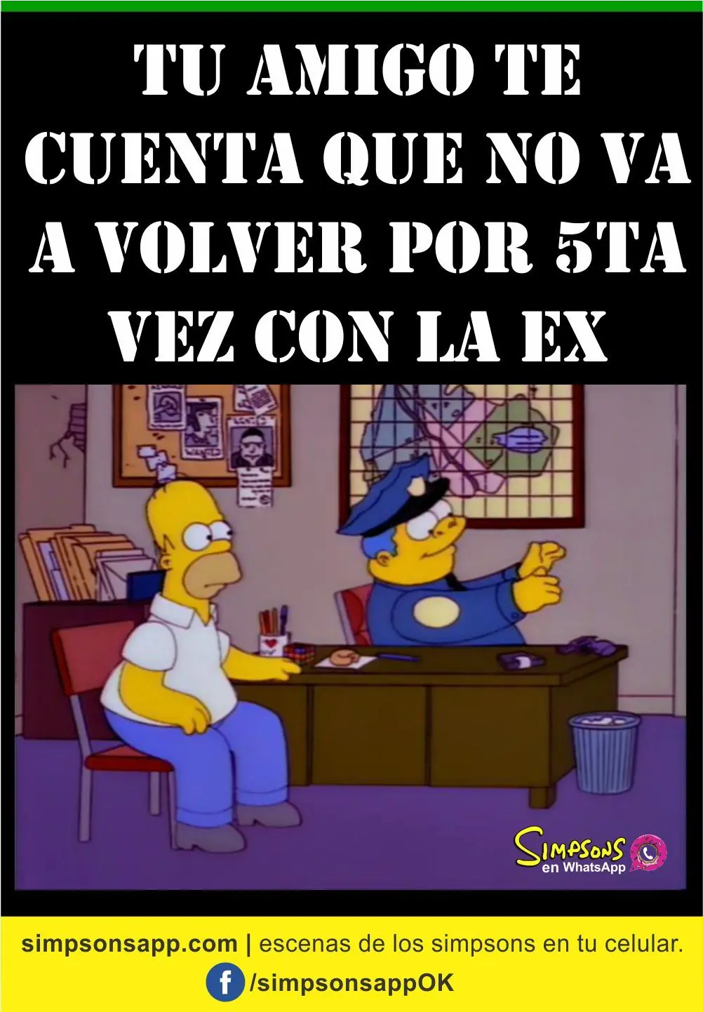 Cree 30 memes de los Simpsons y te lo muestro