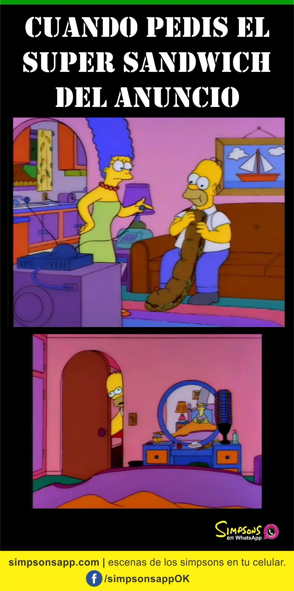 Cree 30 memes de los Simpsons y te lo muestro