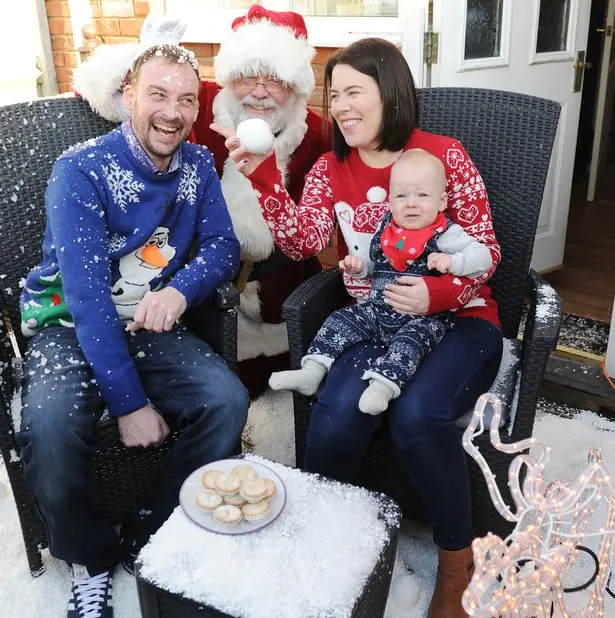 Papá con cáncer terminal adelanta la Navidad