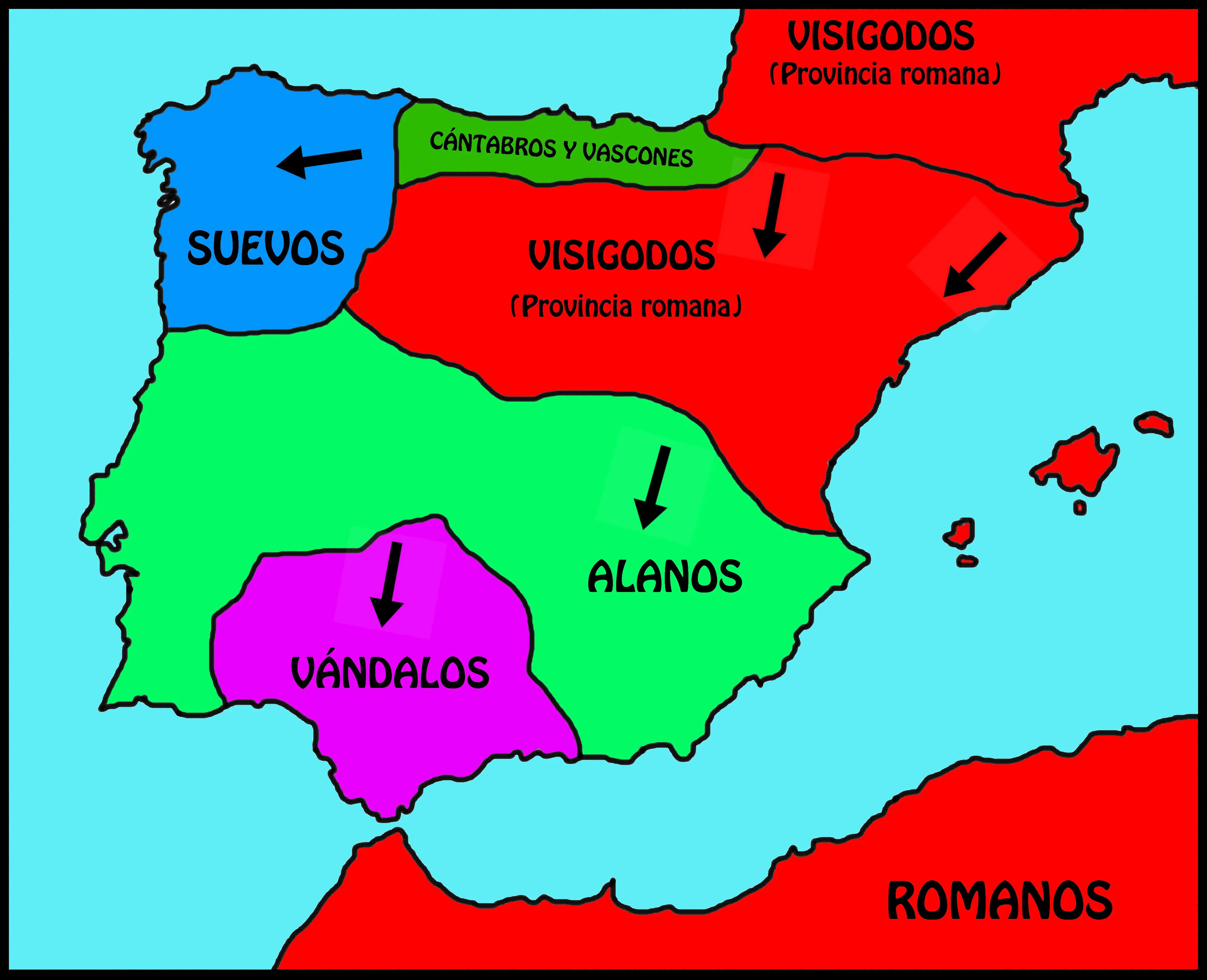España ha sido el territorio mas conquistado de la historia