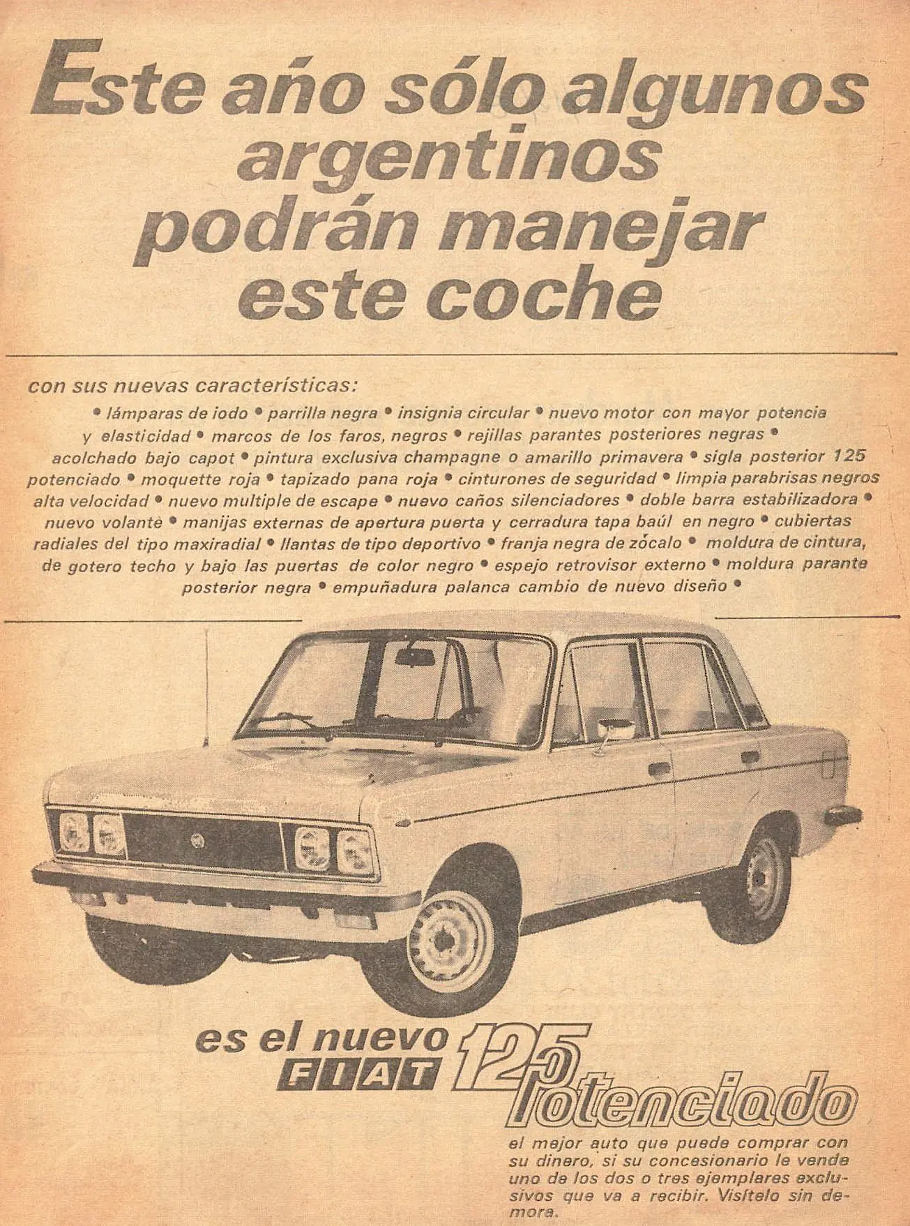 El Fiat 125 Potenciado