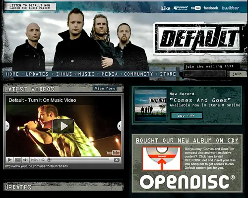 Top 40 Mejores Webs de Bandas de Rock Top 40 Mejores Webs de Bandas de Rock