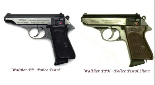 La pistola Walther PPK