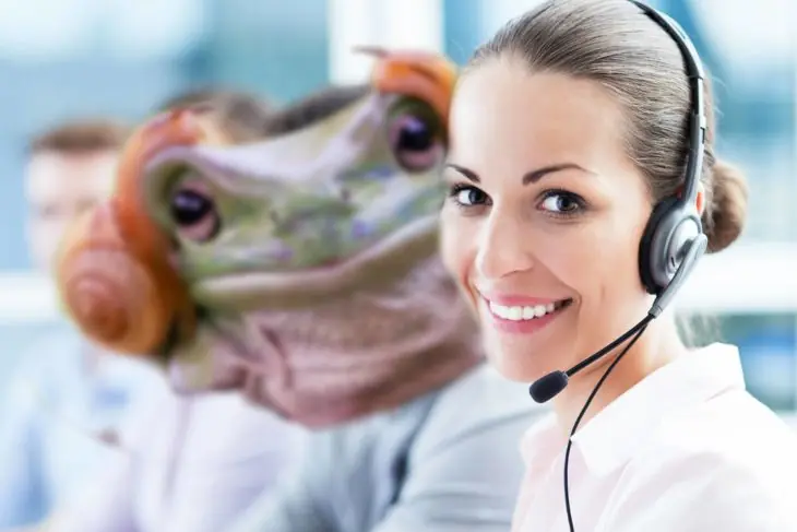Esta rana está igualita a la Princesa Leia…