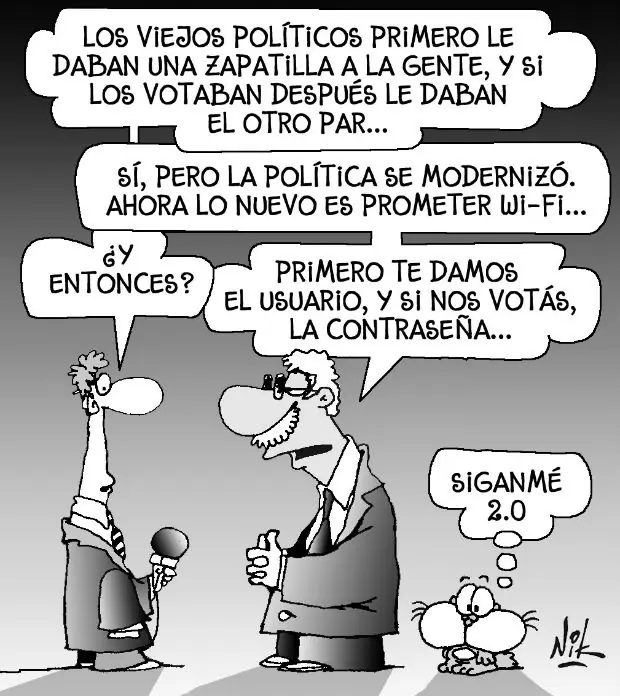 Polemica presentación de un niño a un politico