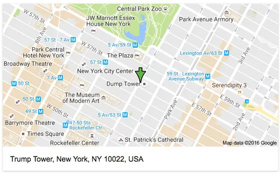 Google Maps trolea a Donald Trump: le cambia el nombre