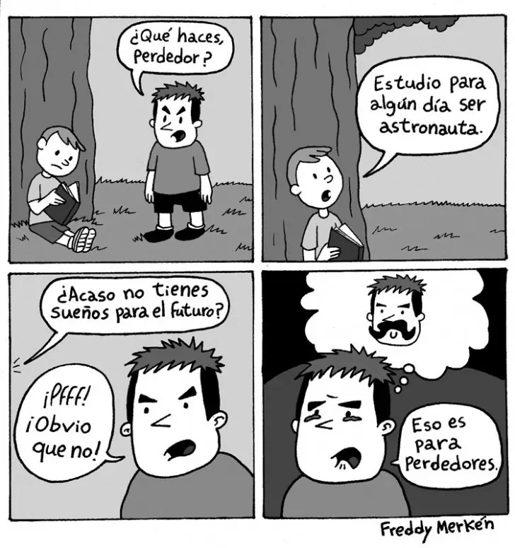 Comics de Freddy Merkén: Pasá a reírte lince