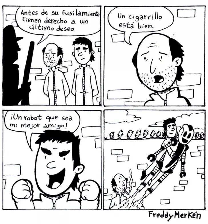 Comics de Freddy Merkén: Pasá a reírte lince