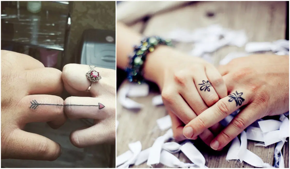 Estos hermosos anillos convertidos en tatuajes simbolizan el