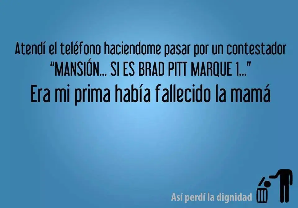 asi perdi la dignidad