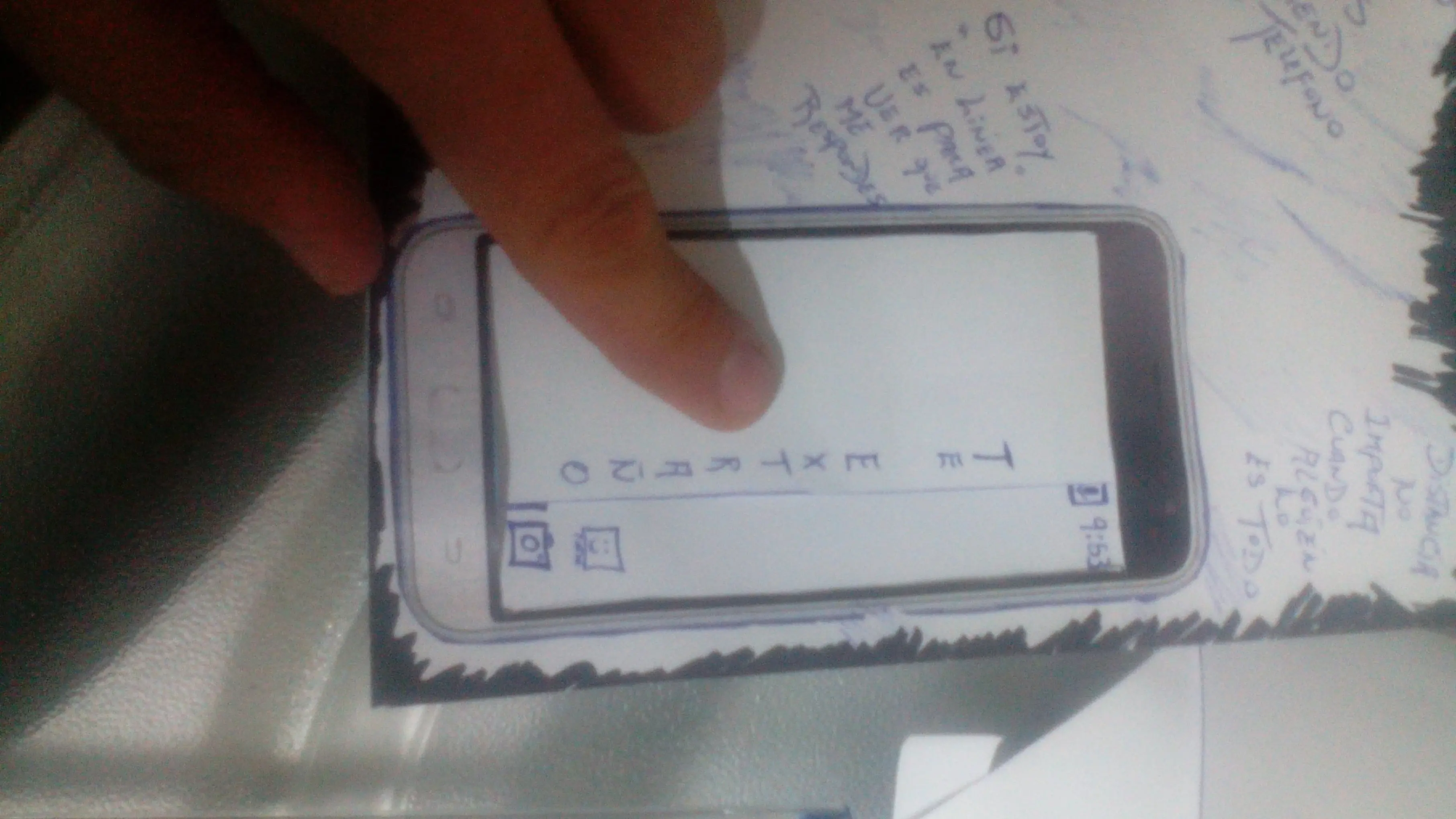 carta celular papel