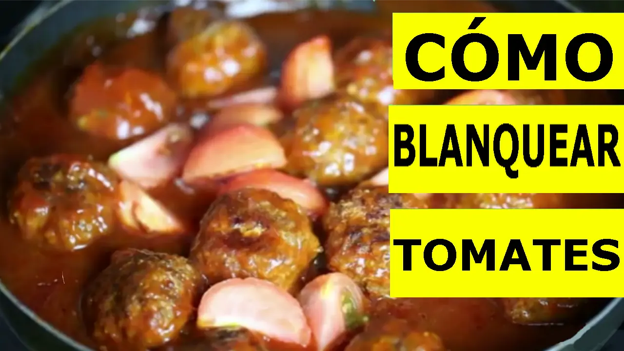 Cómo blanquear tomates