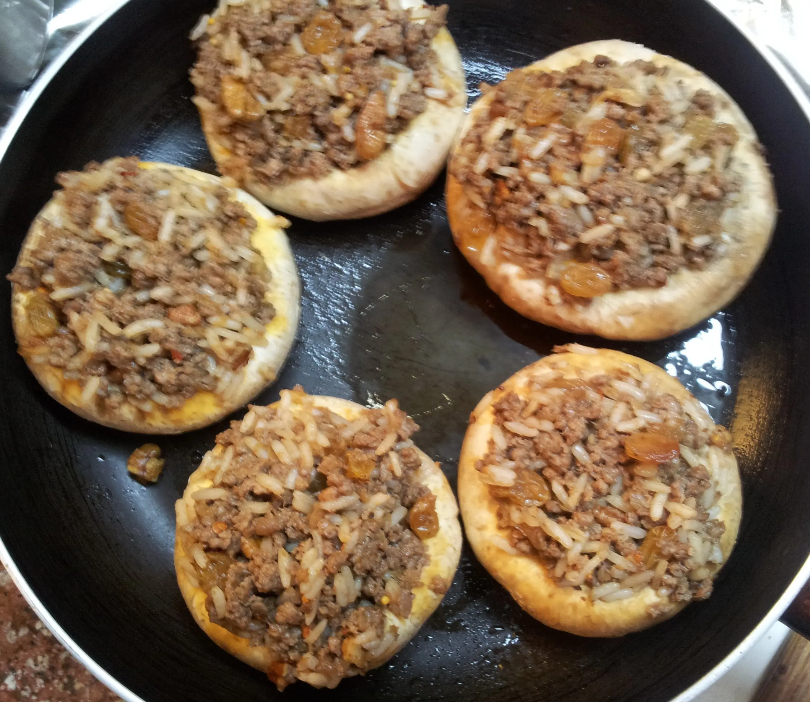 hongos rellenos