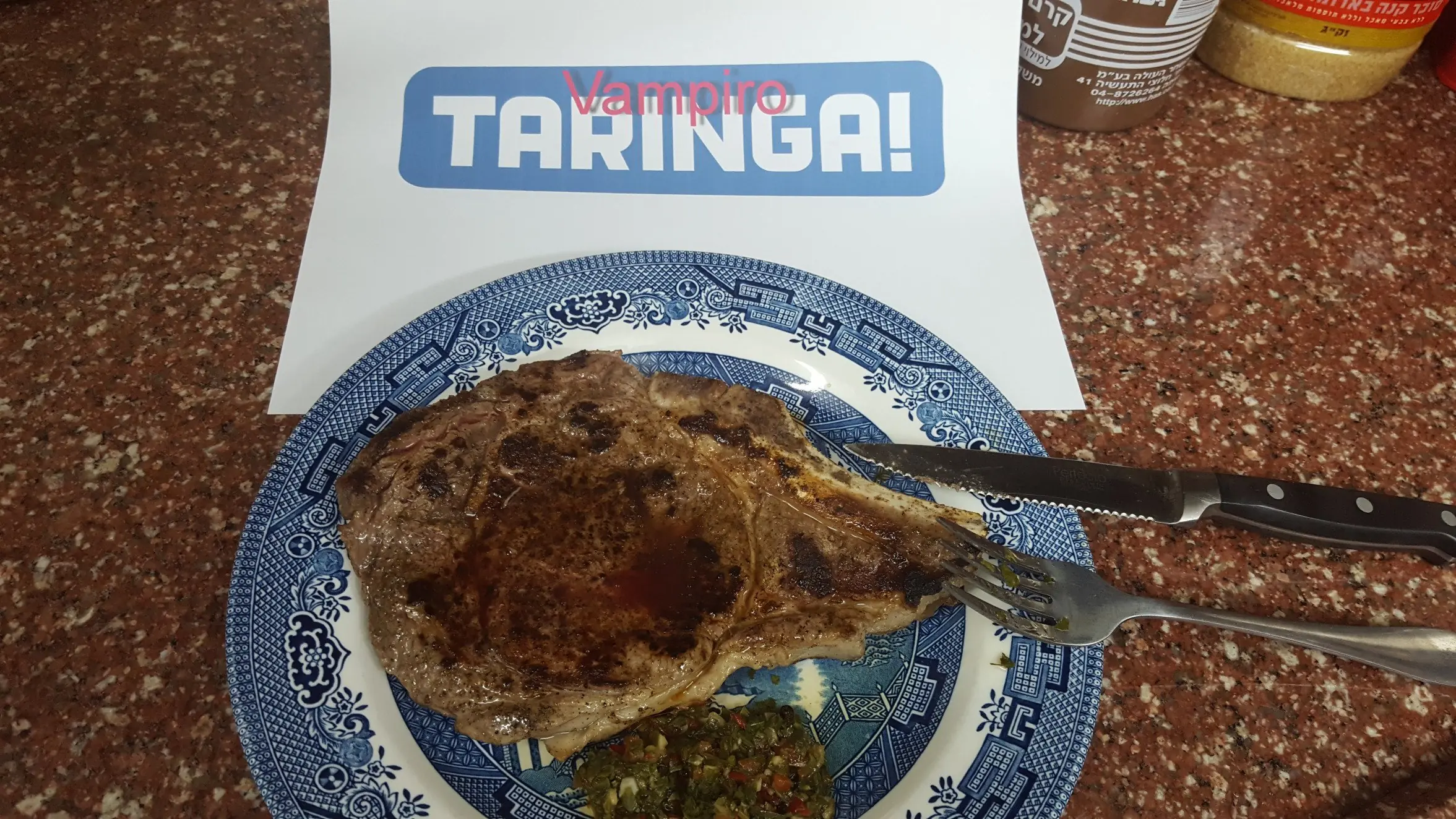 Tenia hambre y me comi algo rico , con certificacion Tenia hambre y me comi algo rico , con certificacion