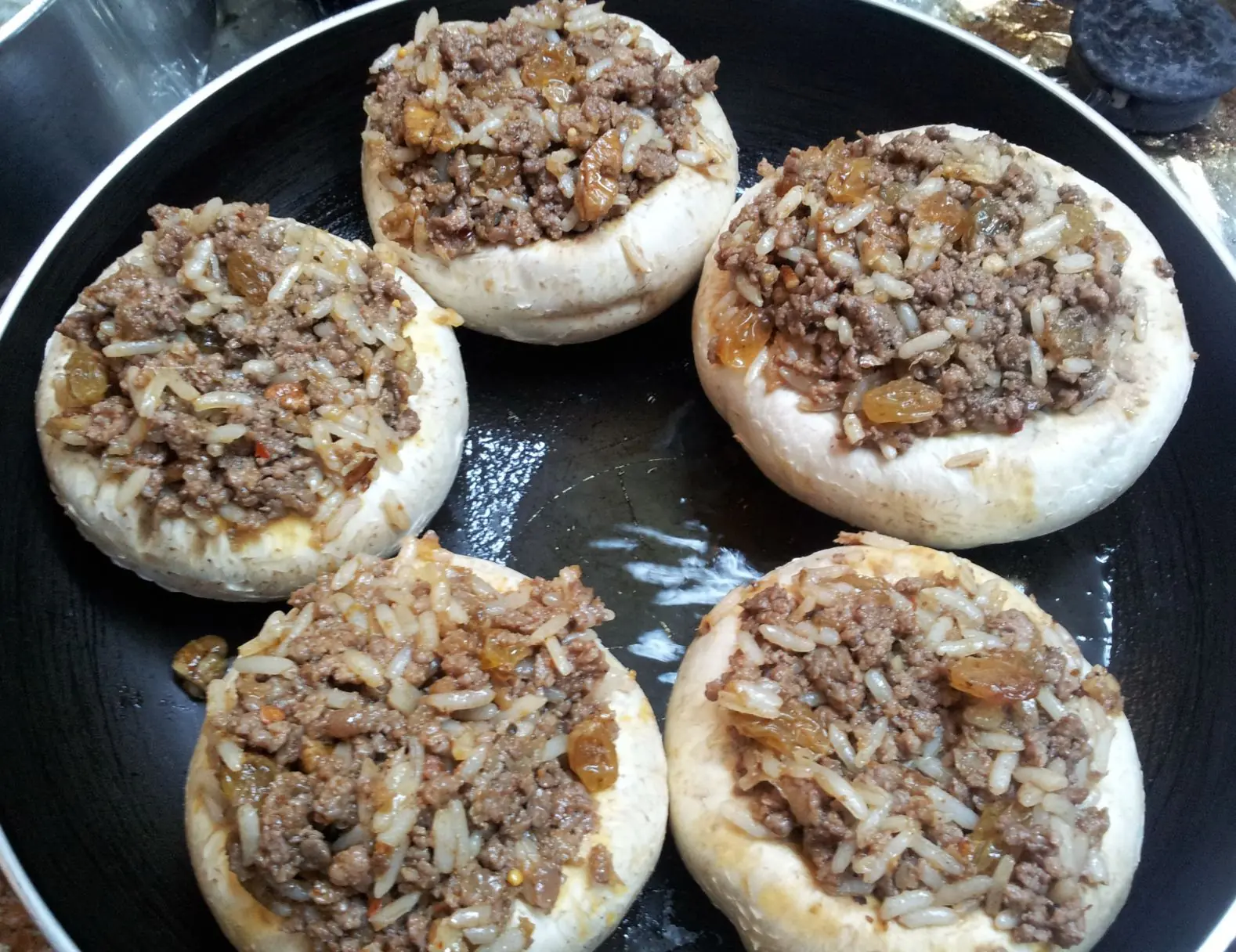 hongos rellenos