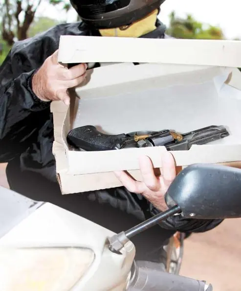 Armas ilegales con envío a domicilio