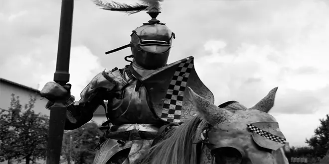 La vida de un caballero de la Edad Media