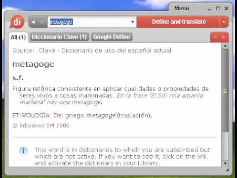 metáforas