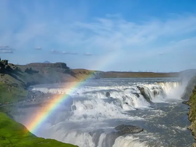 La cascada de Gullfoss - Islandia