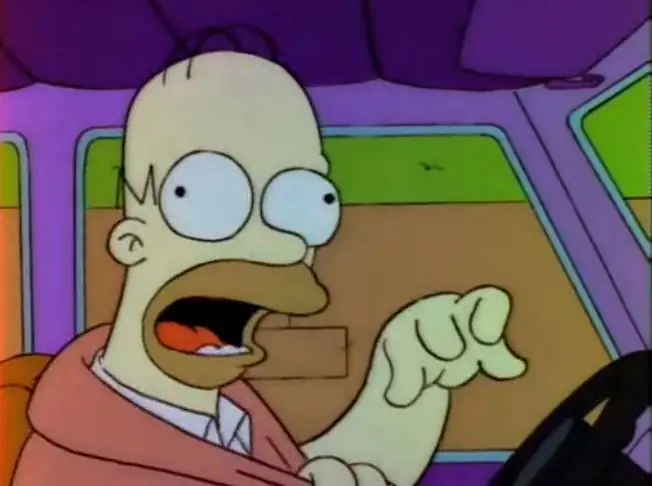 Los Simpsons bien papoteados hasta el intestino grueso