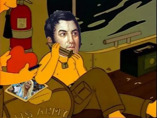 San Martin, billetes y simpson