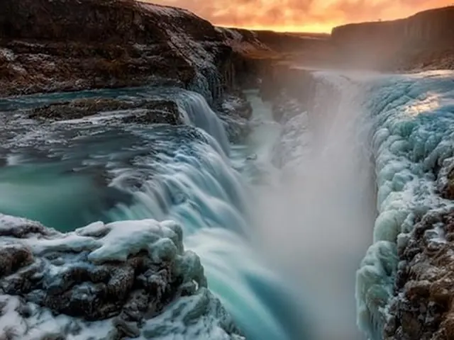 La cascada de Gullfoss - Islandia