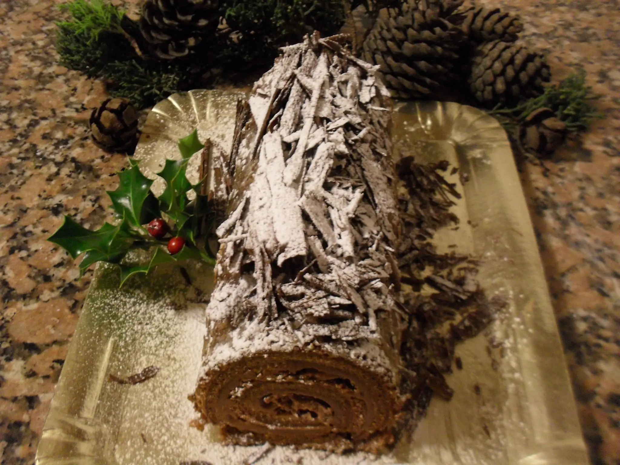 Bûche de Noël o Tronco de Navidad (Fotoreceta)