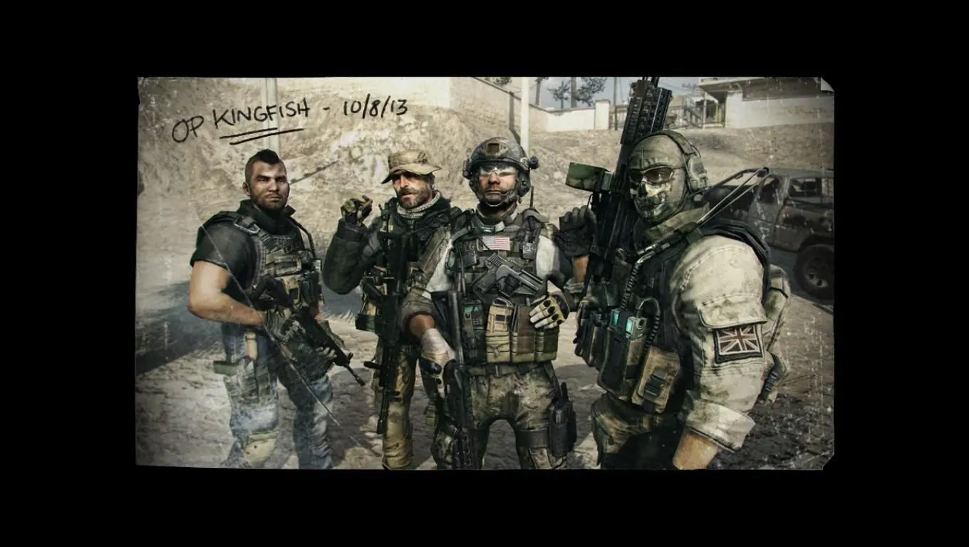 Homenaje a los caidos de los CoD Modern Warfare 1,2 y 3