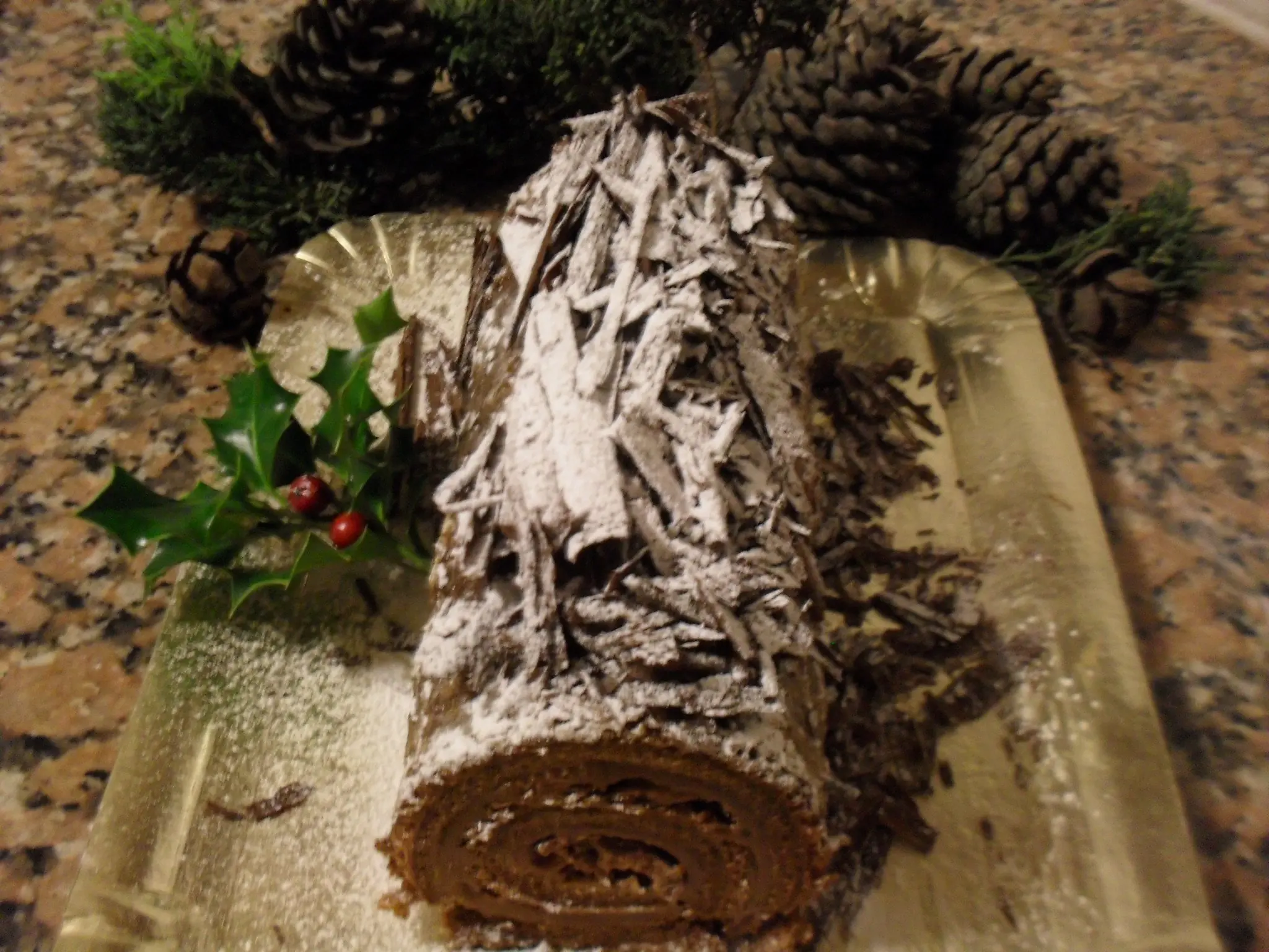 Bûche de Noël o Tronco de Navidad (Fotoreceta)