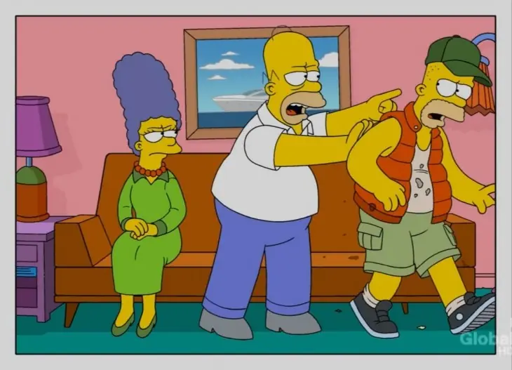 Cómo se verían Los Simpson si envejecieran año con año