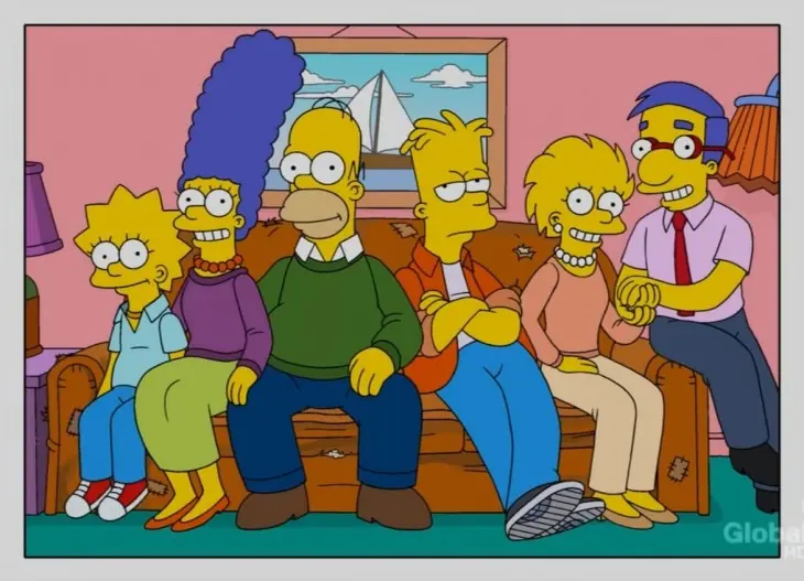 Cómo se verían Los Simpson si envejecieran año con año