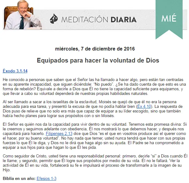 Charles Stanley: Equipados para hacer la voluntad de Dios