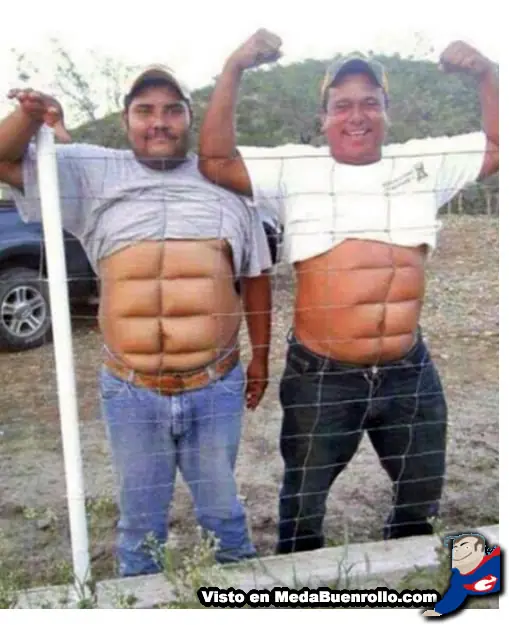 El abominable hombre con músculos desproporcionados