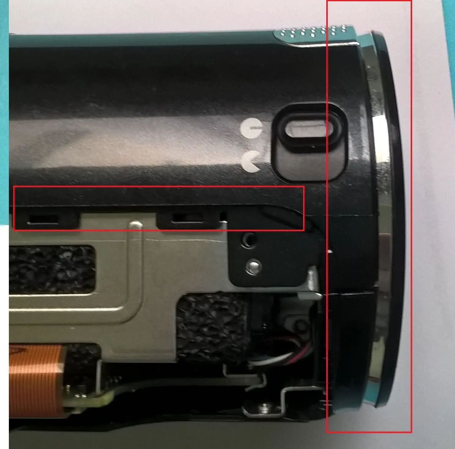 Reemplazar Display de Samsung HMX-F80