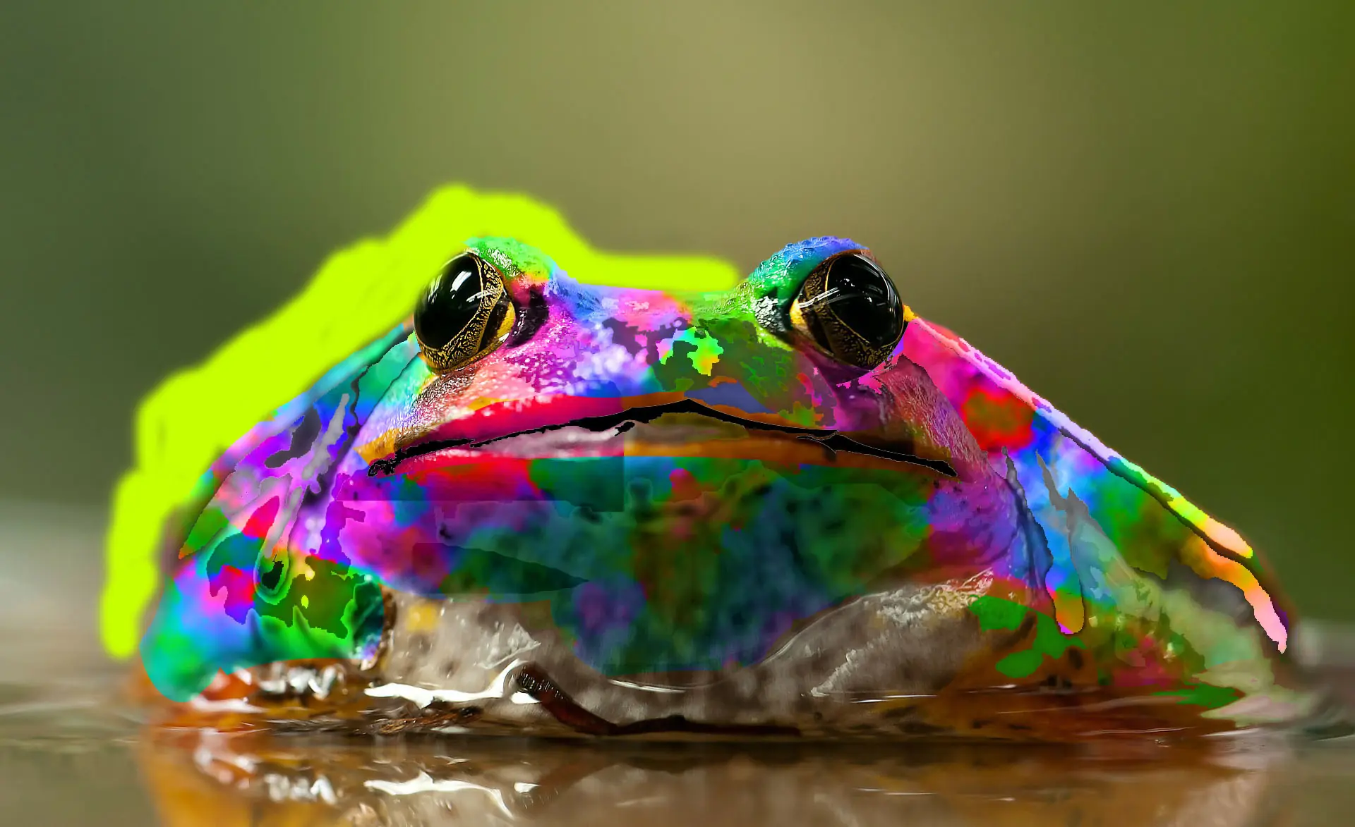 Sapo de este pozo.