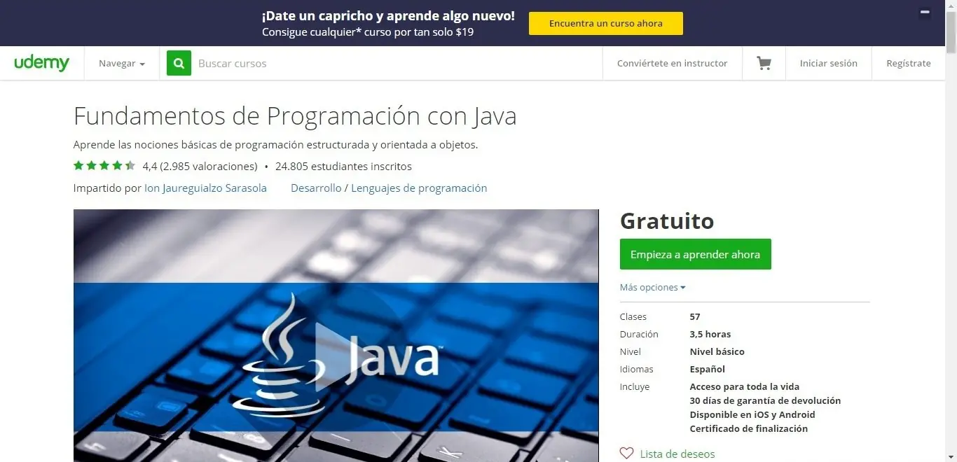 7 cursos gratuitos online sobre programación.