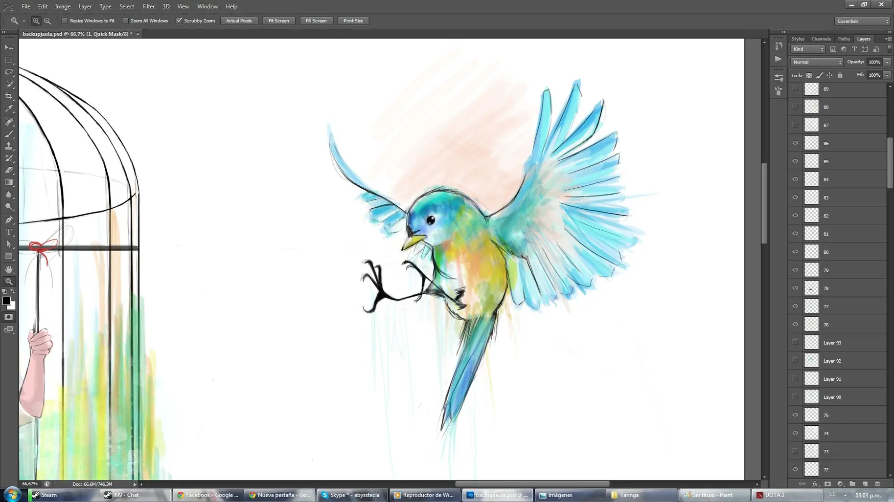 Mi primera ilustracion digital Paso a paso !!!1